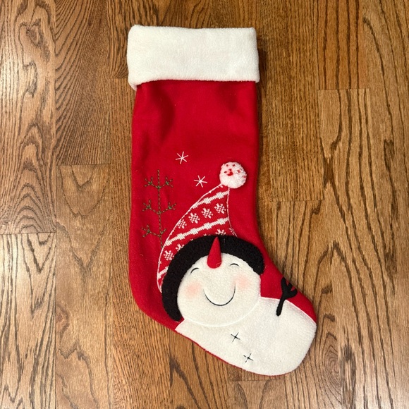 Snowman Christmas Stocking